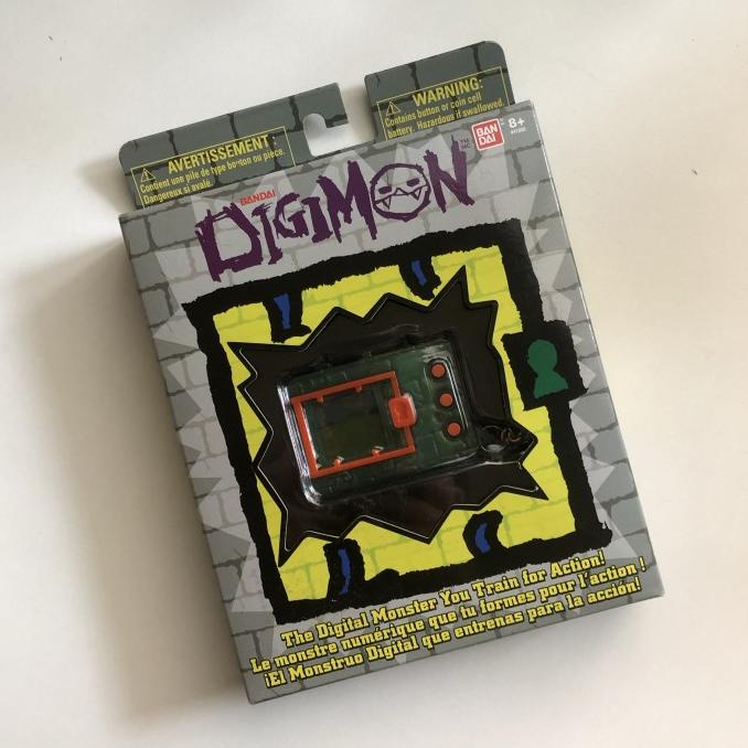 [BDR] BANDAI DIGIMON 20TH ANNIVERSARY GREEN ORANGE TAMAGOTCHI DIGITAL PET