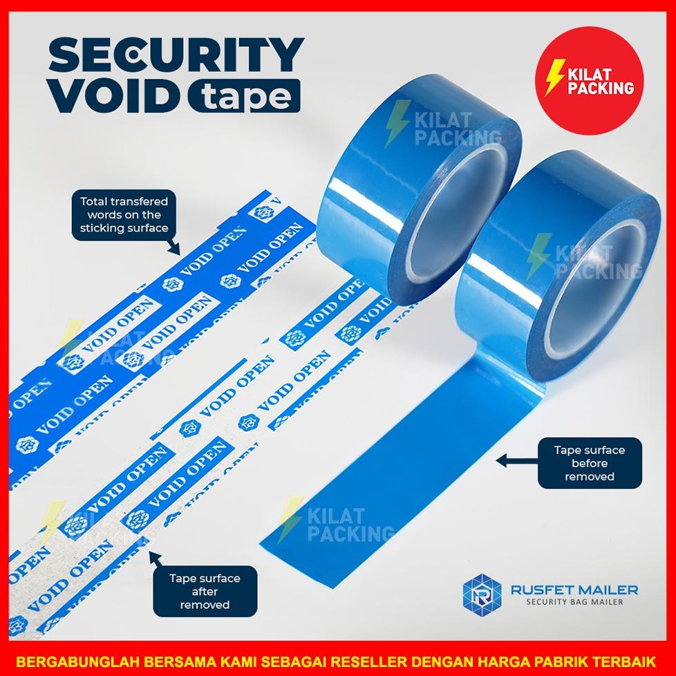 

Terbaik Lakban / Plakban 24mm x 20m - LAKBAN SEGEL SECURITY VOID OPEN BIRU TER SATUAN ~