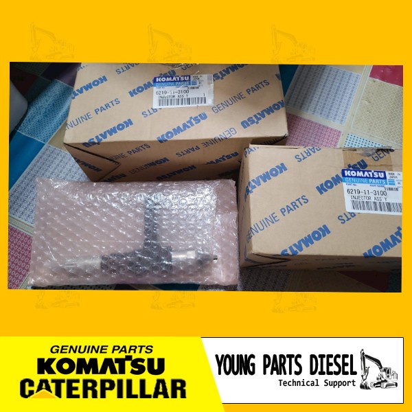 ✨Sale 6219-11-3100 Injector Assy Genuine Part Komatsu Limited