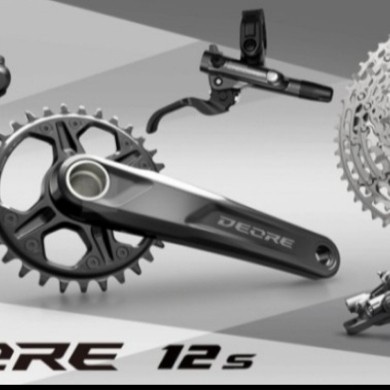✨Original Groupset Shimano Deore 1X12 Sped M6100. Groupset Deore 1X12Sped M6100 Diskon