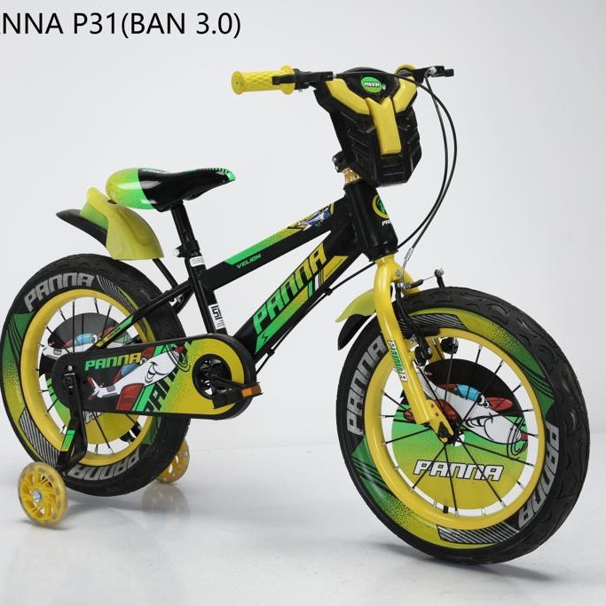 ✨Original Sepeda Anak Bmx 16 Inch Velion Panna Ban Jumbo Terbaru