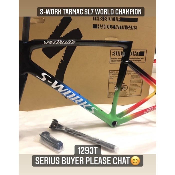 ✨Ori Specialized S-Works Tarmac Sl7 World Championship Terbaru