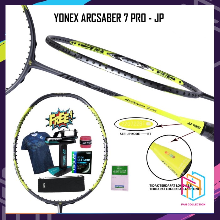 ✨Original Arcsaber 7 Pro Japan /Jp /Jepang / Arcsaber 7 Pro Badminton Original Berkualitas
