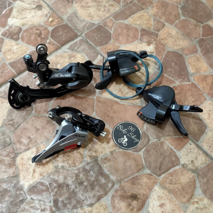 ✨Ready Groupset Shimano Alivio Altus 3 X 9 Speed Rd Fd Shifter M2010 M3100 Diskon