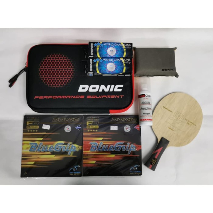 ✨Ori Bet Pingpong Donic Ovtcharov No. 1 Senso Limited Edition Komplit Set Diskon