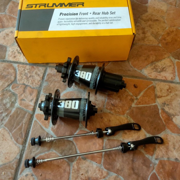 ✨Ready Hub Freehub Strummer Hm-380 Hitam Jangkrik Tawon 32 Hole Berkualitas