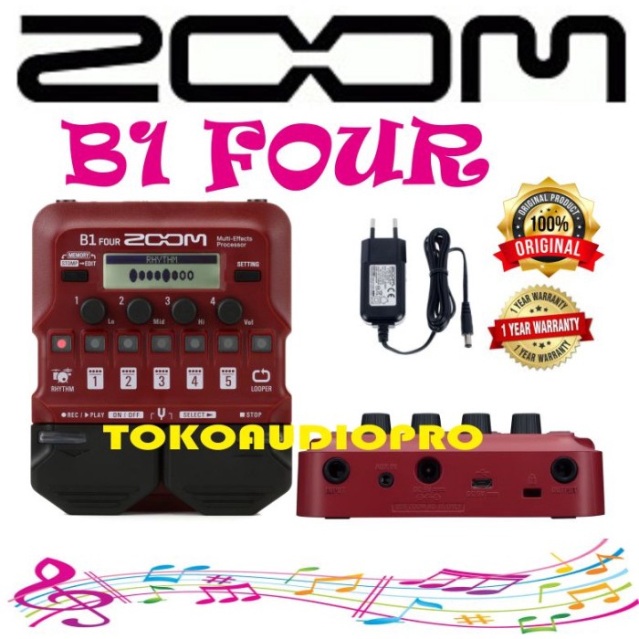 ✨New Ori Zoom B1 Four Efek Bass Multi Zoom B1Four Berkualitas