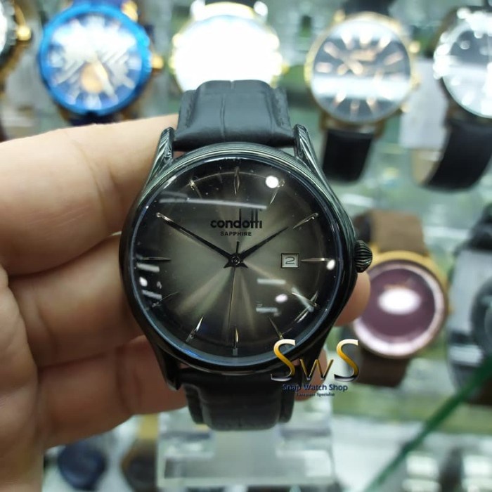 ✨Sale Condotti Luminoso Cn7117 Black Original Jam Tangan Pria Terbatas