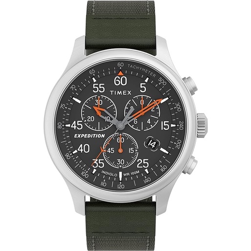 ✨Ready Jam Tangan Pria Timex Tw4B26700 Expedition Field Chronograph - Green Terbatas