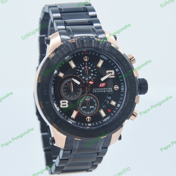 ✨Ready Chronoforce 5215 Pria Rose Black Original Dan Garansi Resmi Terbatas