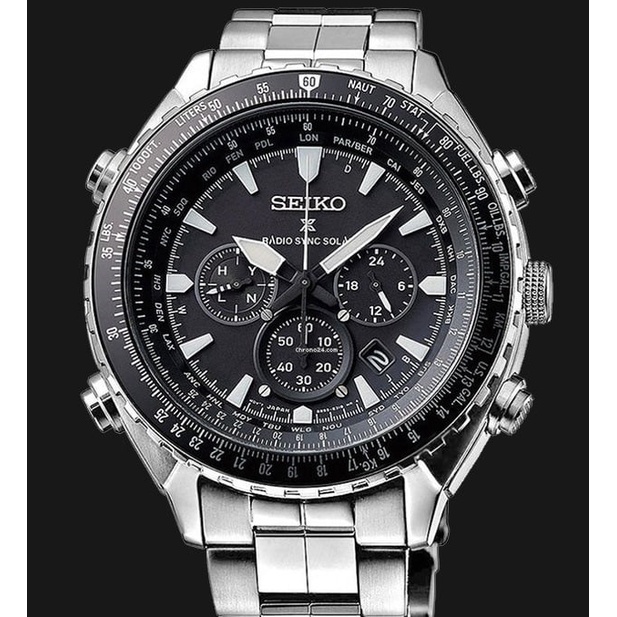 ✨Ready Seiko Prospex Ssg001P1 Ssg001 Radio Sync Solar World Time Original Berkualitas