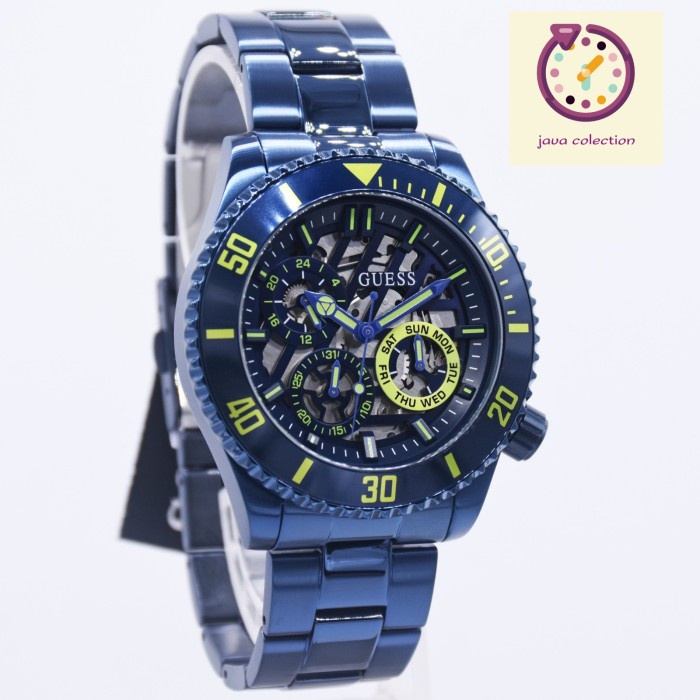 ✨Ready Jam Tangan Pria Guess Gw0488G4 Navy Original Diskon