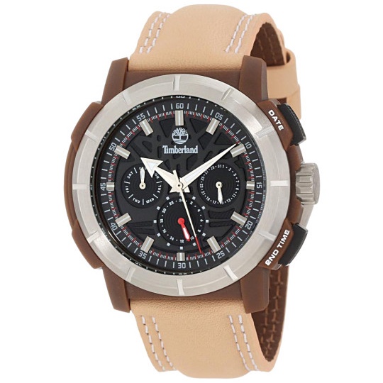 ✨Ready Timberland 13325Jpbns/02 Edgewood Multifunction Black Dial Men'S Watch Terbatas