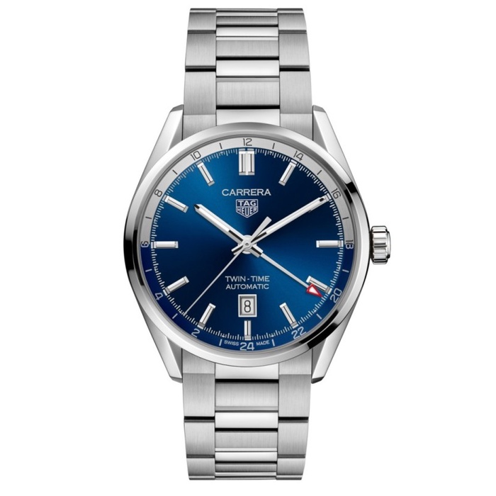 ✨Ready Tag Heuer Carrera Twin-Time Automatic 41 Mm Wbn201A.Ba0640 Terbatas