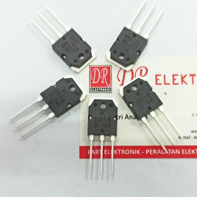 Transistor original K D718 D 718 2SD718 asli KEC dre3 Berkualitas