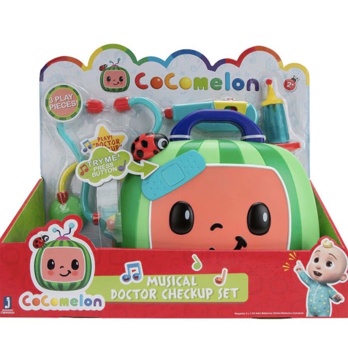 ✅Sale Cocomelon Musical Doctor Checkup Case Official Cocomelon Terbatas