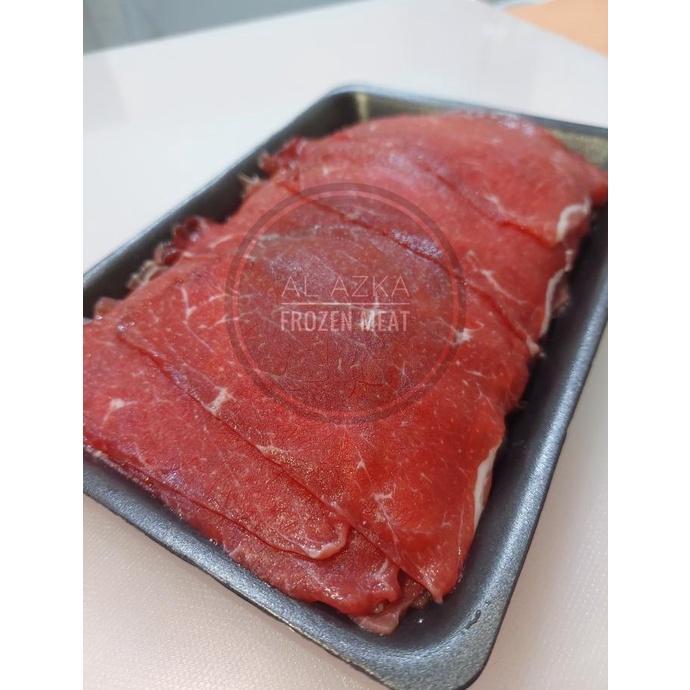 

Daging Slice Less Fat / Slice Beef Low Fat Sukiyaki Teriyaki 500 Gram SS
