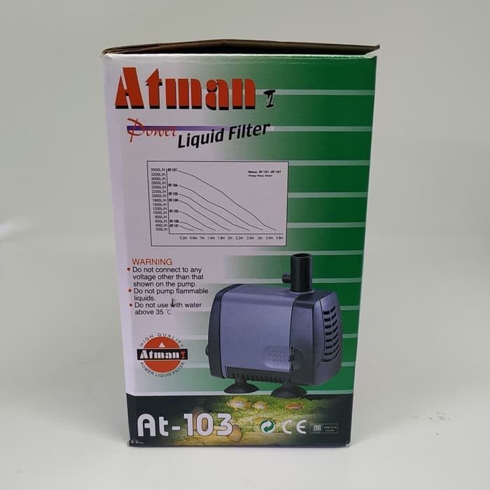 Atman 103 Pompa Air Water Pump Mesin Filter Aquarium Atman At 103