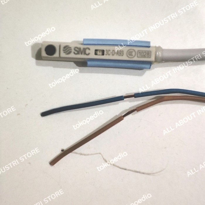 SENSOR SMC D-A93 RED SWITCH D A93 MAGNETIC REED DA93 CYLINDER SILINDE