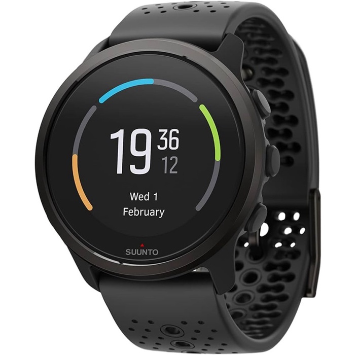 ✨Ori Suunto 5 Peak All Black Ss050888000 Smartwatch Original Finlandia Diskon