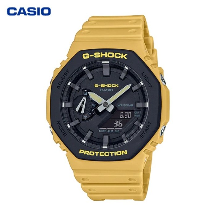✨New Ori Jam Tangan Casio G-Shock Ga-2110Su-9A Original - Gshock Ga 2110Su 9Adr Terbaru