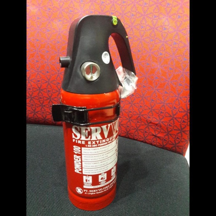 ✅Termurah Apar Mobil Servvo Ve-Ex P 100 1Kg Sni / Alat Pemadam Kebakaran Terbaru