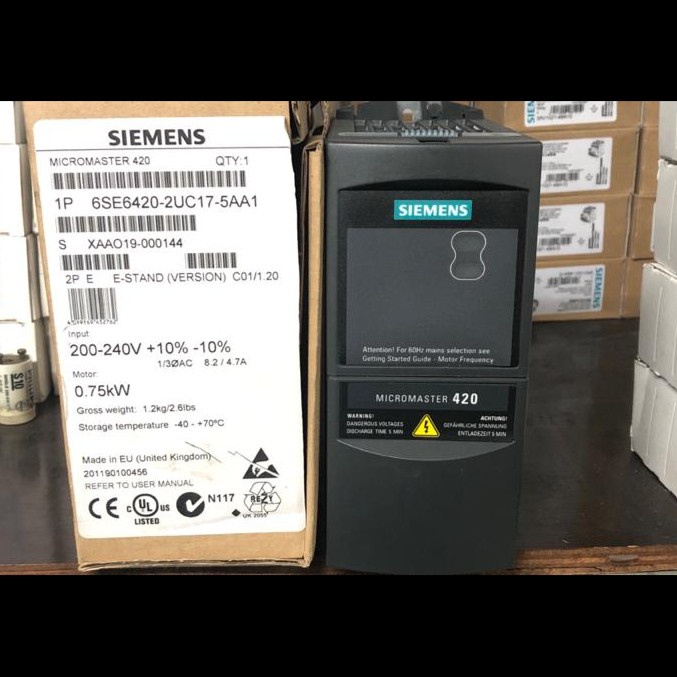✅Ready Siemens Micromaster 6Se6420-2Uc17-5Aa1 Limited