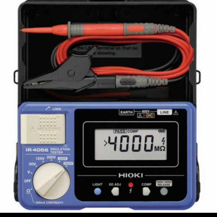 ✅Original Hioki Ir4056-21 Digital Insulation Tester Ir 4056-21 Megger Meger Ori Diskon