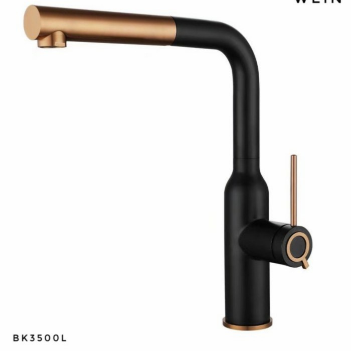 ✅Ori Kran Sink Angsa Dapur Black Gold/Kran Pantry Mixer Hitam Emas Diskon