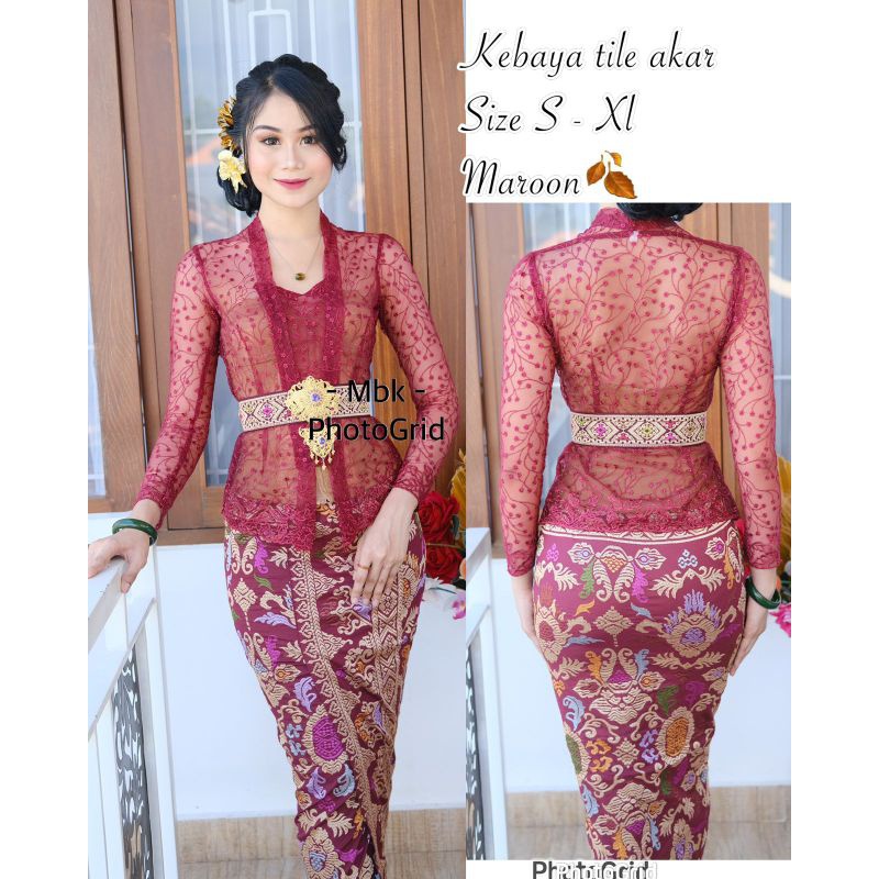 [EXCLUSIVE] MODEL TERKINI KEBAYA BROKAT TILE AKAR