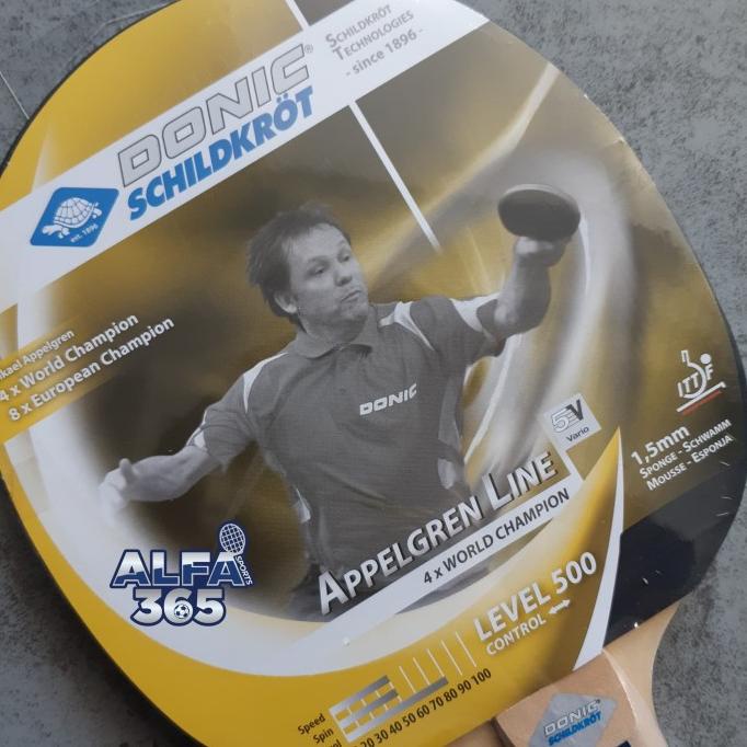 Donic Schildkrot Appelgren 500 Bat Bet Pingpong Tenis Meja