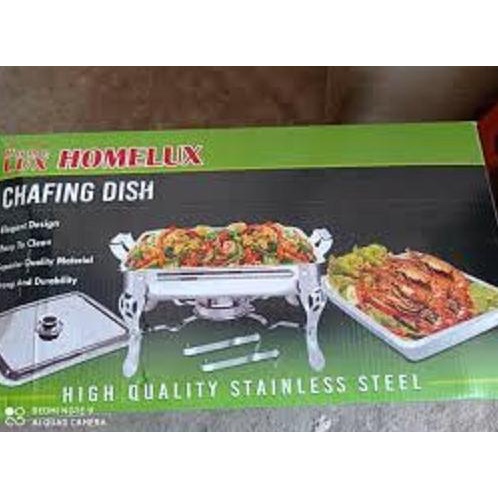 Homelux Panci Prasmanan Chafing Dish Segi Penghangat Makanan Catering Termurah