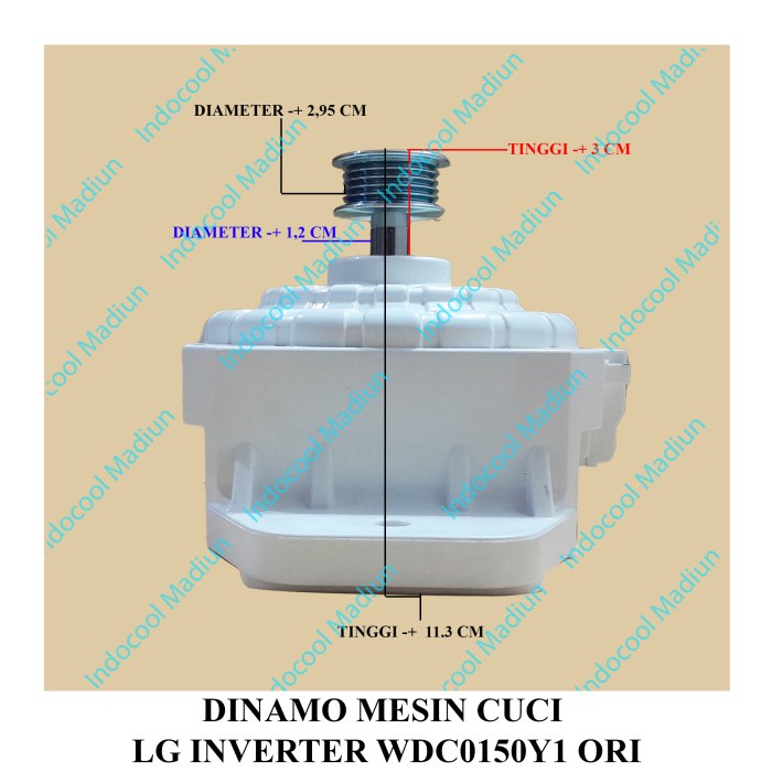 Dinamo Mesin Cuci Lg Inventer Wdc0150Y1 Ori Best