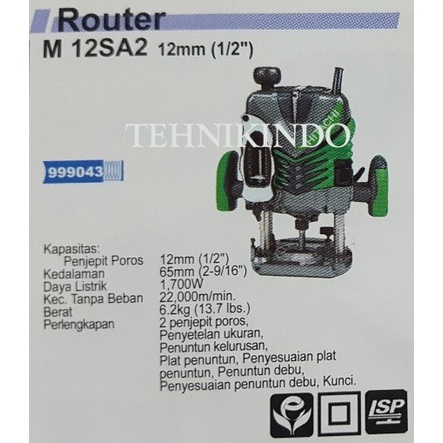 ✅Baru Mesin Router / Profile Hitachi M 12Sa2 Diskon