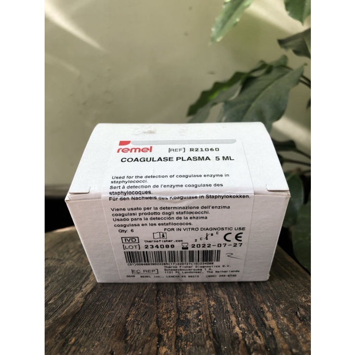 [Original] Coagulase Plasma Rabbit Plasma With Edta Remel R21060 Diskon