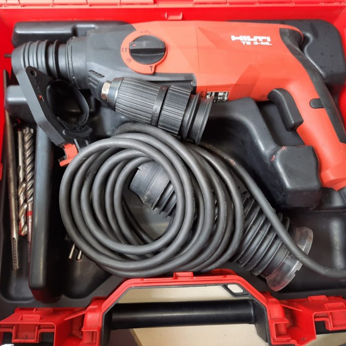 ✅Baru Mesin Bor Hilti Te 3Ml Free Quick Release Chuck Konektor Beton Ke Besi Limited