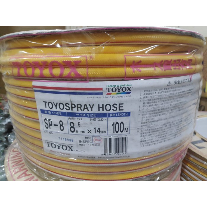 [Original] Selang Steam Sanchin 100 M Toyox Spray /Selang Sprayer Toyox Kuning Terbatas