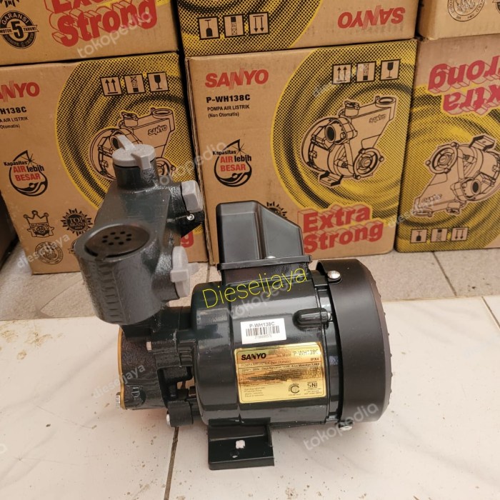 [Ori] Pompa Air Sumur Dangkal Sanyo Pwh 138C Berkualitas