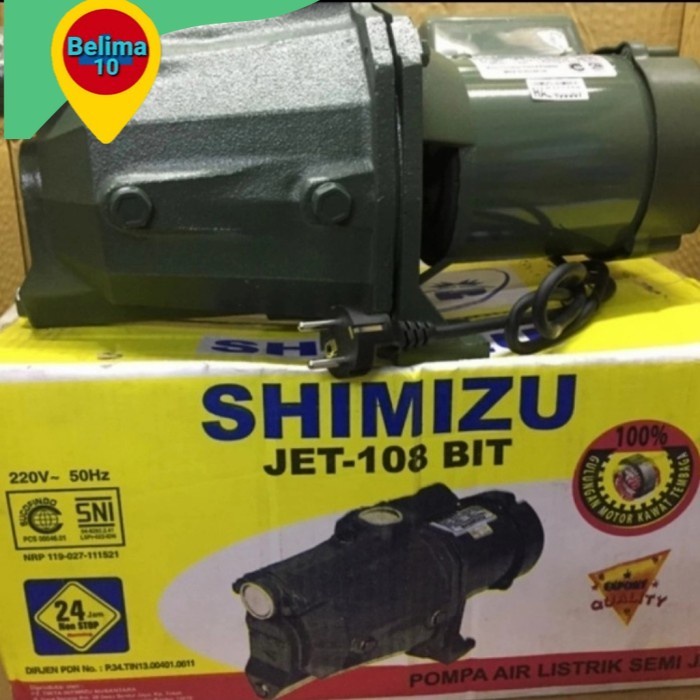 [New] Pompa Air Semi Jetpump Shimizu 108 Bit Terbaru