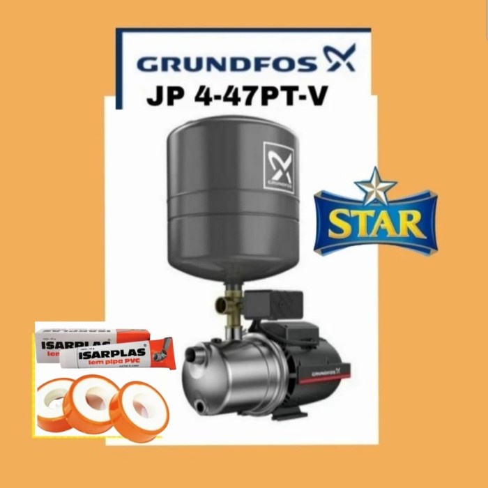 [New] Pompa Air Dorong Stainless Grundfos Jp 4-47 Jpa Semi Jet Pump Basic 3 Limited