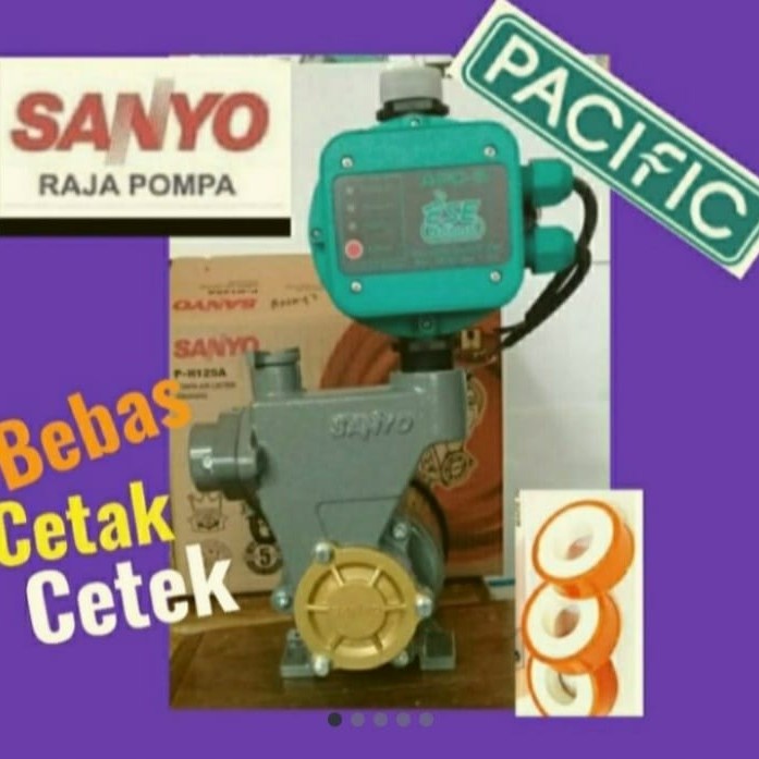 [Ori] Booster SanyoPompa Air Otomatis Ph 125 Shimizu Ps 135 E 130 Bit Berkualitas