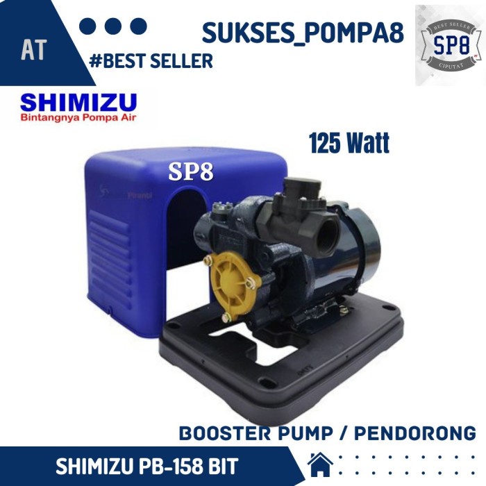 [New] Booster Pump Shimizu Pb-158Bit / Pompa Booster Shimizu Limited