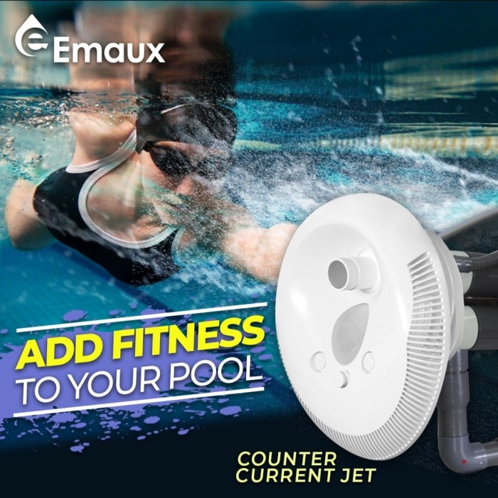 [Ori] Emaux Counter Current Jet Mesin Pembuat Arus Ombak Kolam Renang Em0055 Berkualitas