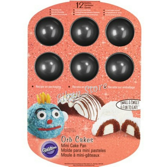 

[Baru] Wilton Orb Cakes Mini Cake Pan D=7Cm H=38Cm Terbaru