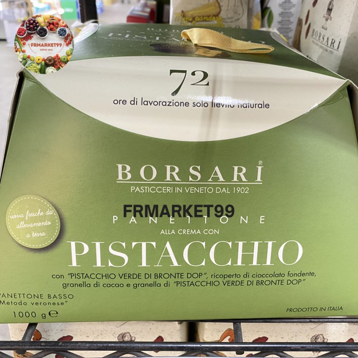 

[Baru] Borsari Panettone Pistacchio Cake Italian / Cake Natal / Kue Christmas Terbaru