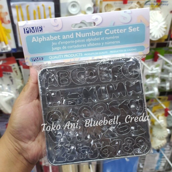 

[Baru] Pme Alphabet Number Cutter Set 2Cm. Steinless Steel Terbatas