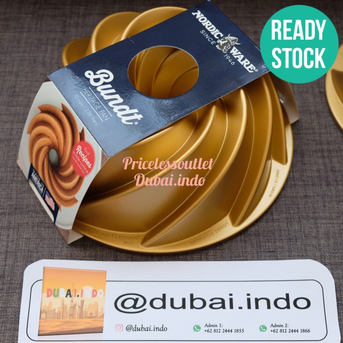 

[Baru] Loyang Nordic Ware Heritage Bundt Pan Terbaru