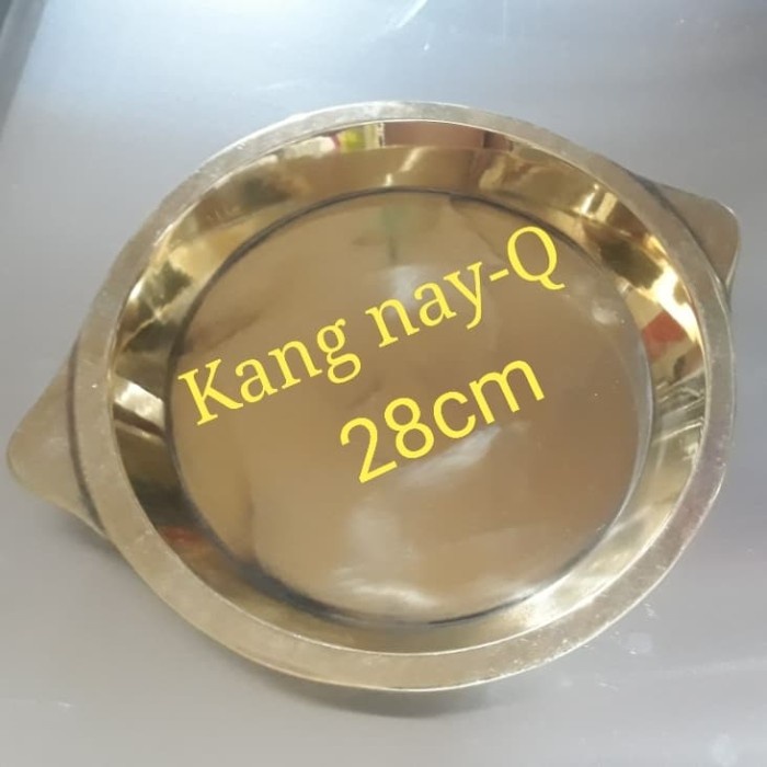 

[Baru] Cetakan/ Loyang Martabak Manis Bangka Terang Bulan 28Cm/Bahan Kuningan Terbatas