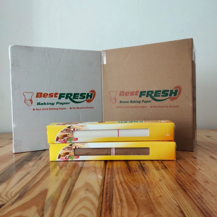 

[Baru] Baking Paper - Best Fresh 30 Cm X 10 Meter Isi 24 Pcs Terbatas