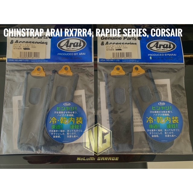 ✨Termurah Original - Chinstrap Arai Rx7 Rr4 Corsair Rapide New Berkualitas